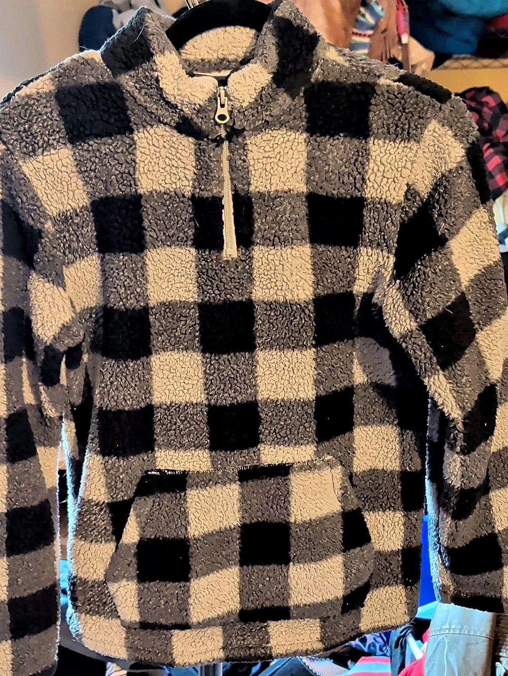 Boys Sherpa Pullover Jacket
